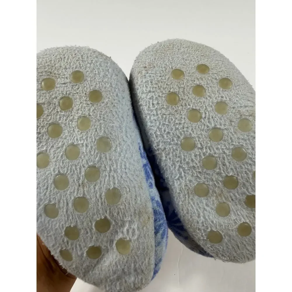 Disney Frozen Elsa Anna Plush Slippers Cozy House Shoes Toddler Size 5–6